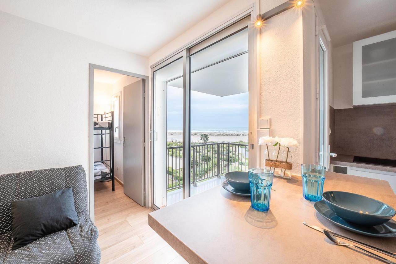 Le Bleu Soleil - Bel Appt Pour 4 Vue Mer Le Barcarès Екстериор снимка